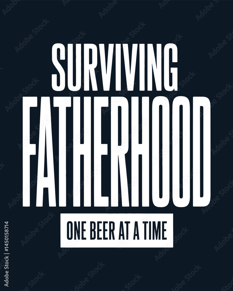 Obraz premium Father's Day T-shirt Design, Hoodie, cap, and cup, Typography T-Shirt Design