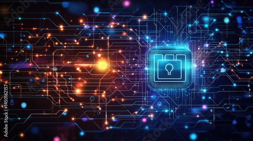 Digital security system on a circuit board
