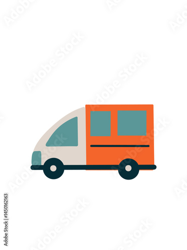 delivery van vector