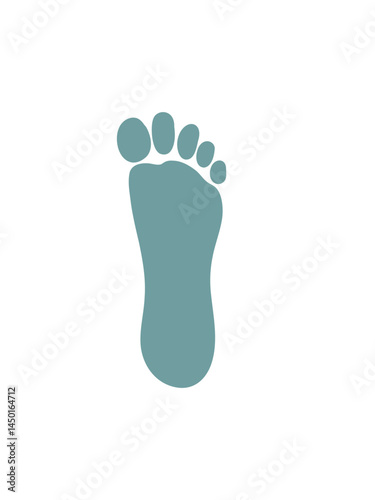 teal footprint icon