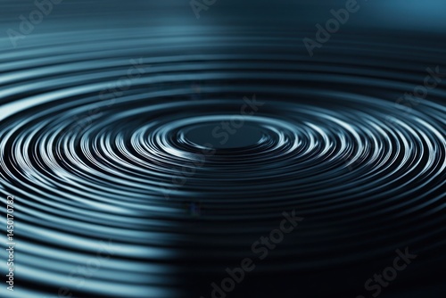 Pulse echo of swirls, threads blur background