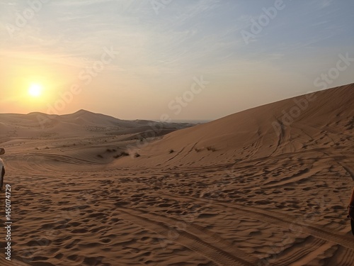 Fototapeta Naklejka Na Ścianę i Meble -  sunset in the desert