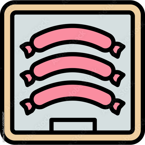 wrapped sausage icon