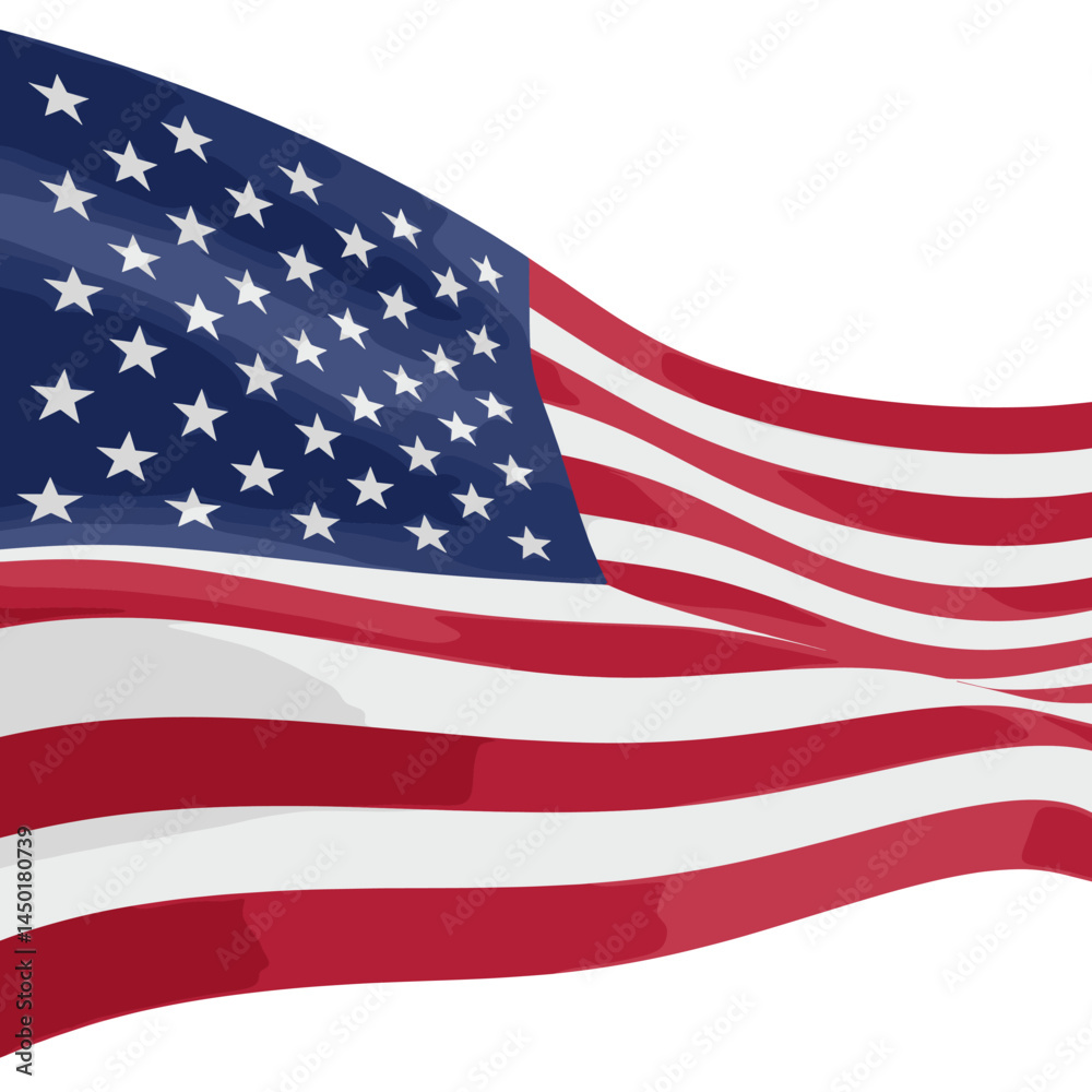 Obraz premium Saluting America: The Power of Freedom and Independence