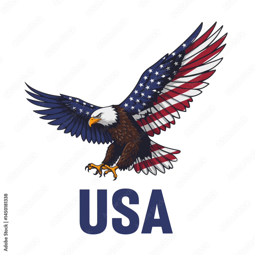 Fototapeta premium A Journey to Freedom: America's 4th of July