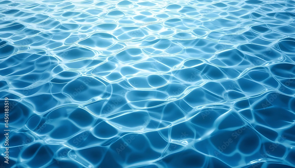 Obraz premium Calm Blue Ocean Surface with Gentle Waves