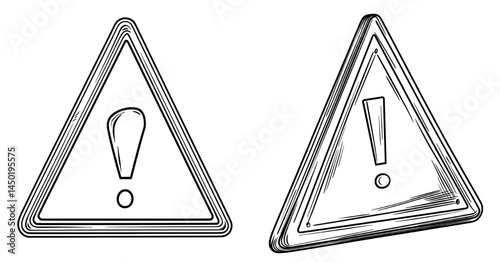 An attention mark, caution icon, and 3d alert sign are all embodied in the modern yellow triangle with an exclamation mark, which signifies emergency hazard notification and danger warning