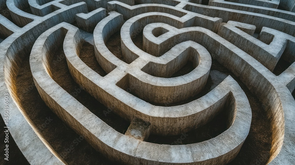 Intricate concrete maze design Intricate concrete maze design