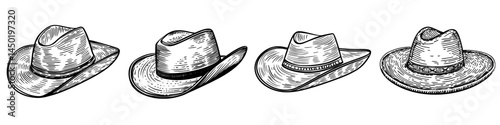A Mexican sombrero, depicted as a modern cartoon icon, is a traditional Spanish hat for Mexico's Cinco de Mayo festival, typically featuring a red chili pepper ornament and a tall crown