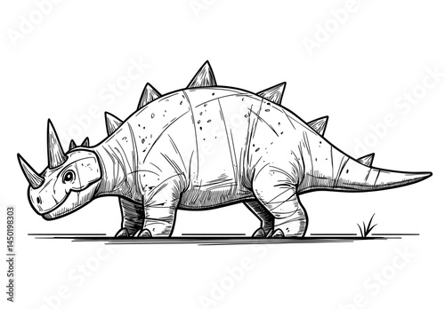 Indricotherium, an extinct mammal, is portrayed in cartoons as a prehistoric rhinoceros-like creature with a distinctive long neck, originating from the Oligocene epoch and now reimagined as a cute