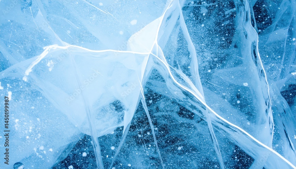 Obraz premium Exploring ice formations in nature frozen landscape abstract photography cool environment close-up view ice and snow concept
