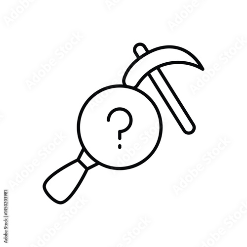 Speculate  Icon vector stock illustration