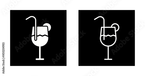 Festive Drinks Icon Design