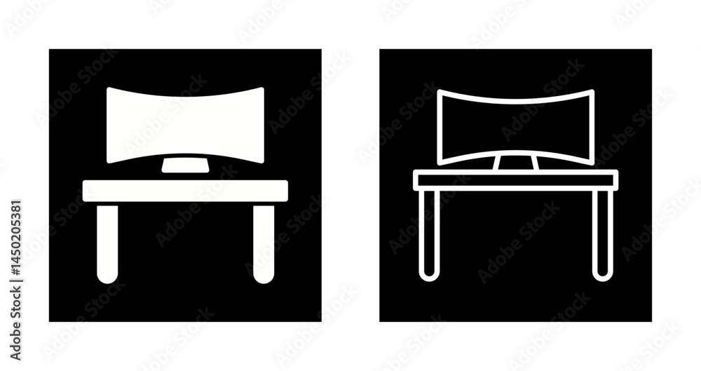 Gaming Desk Icon Design Gaming Desk Icon Design