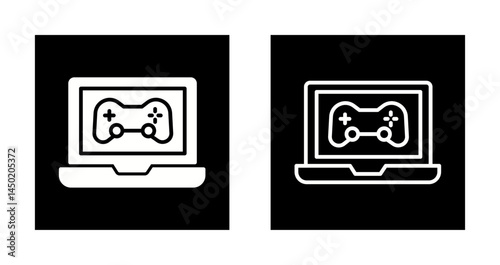 Gaming Laptop Icon Design