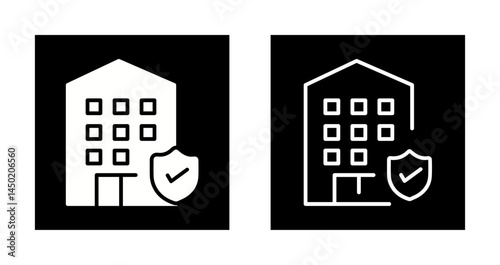 Hotel Security Icon Design