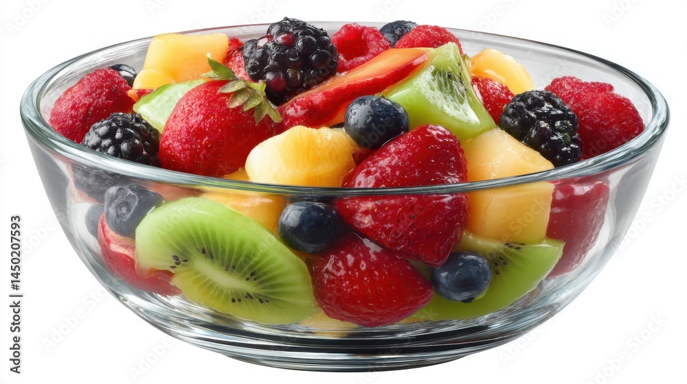 A refreshing and vibrant fruit salad A refreshing and vibrant fruit salad