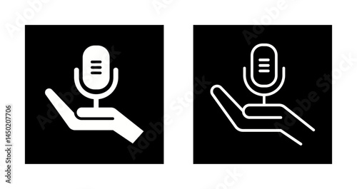 Podcast Equipment Icon Design