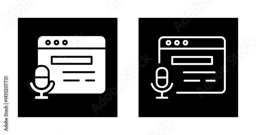 Podcast Website Icon Design
