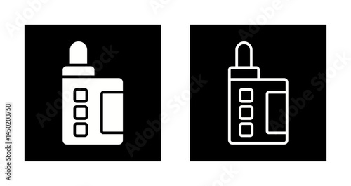 Electronic Cigarette Icon Design