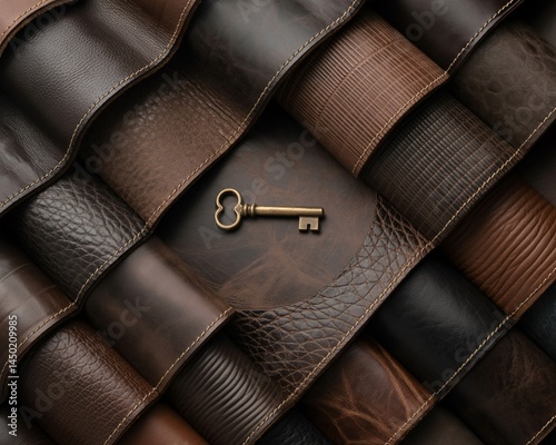 brown leather belt