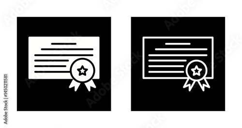 Diploma Icon Design
