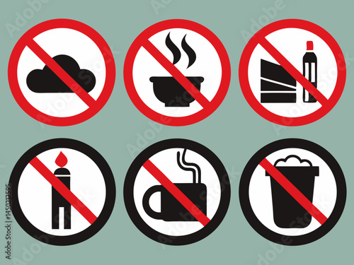 no smoking sign Vector icon illustration silhouette Graphics design image white background