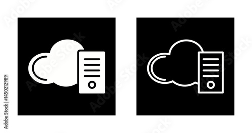 Cloud Computing Icon Design