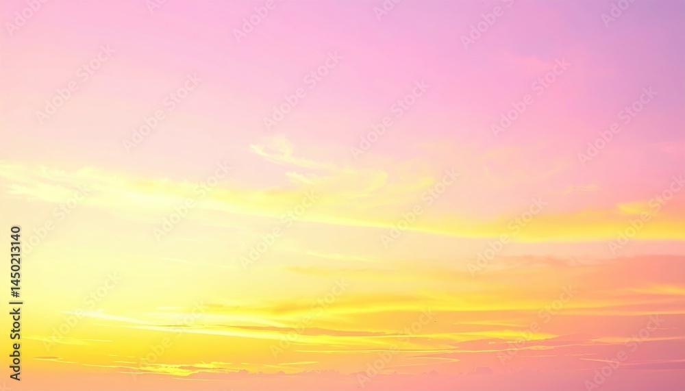 Fototapeta premium Breathtaking sunset over tranquil ocean nature photography serene atmosphere wide-angle view peaceful concept