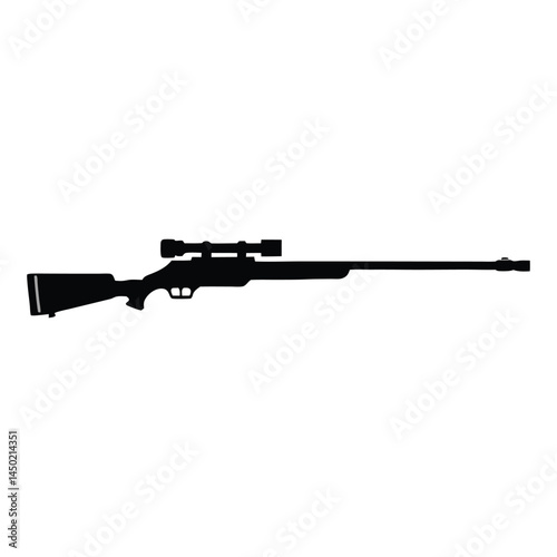 assault rifle vector illustration