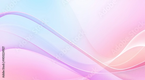 Pastel pink and blue wave abstract background