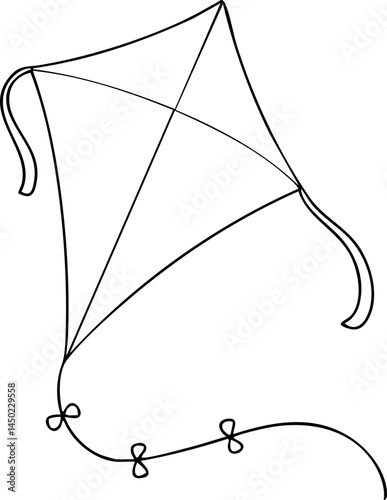 kite hand drawn