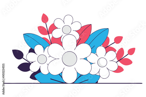 Petals shaped like smooth pearl beads tightly grouped into a flower