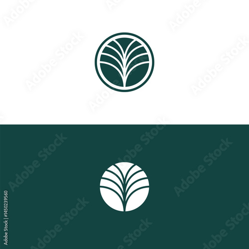 Letter O Leaf Logo vector. O Initial Icon Nature