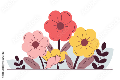 Thick pillowy petals in a round shape soft curves like mini cushions