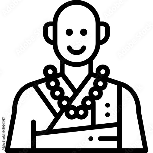 monk line icon