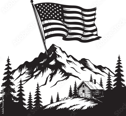 Memorial Day SVG – Honor and Remembrance Silhouette

Fallen Soldier Vector – Patriotic Tribute Clipart

American Flag and Soldier SVG – Memorial Day Design

Military Remembrance SVG – In Memory of Our