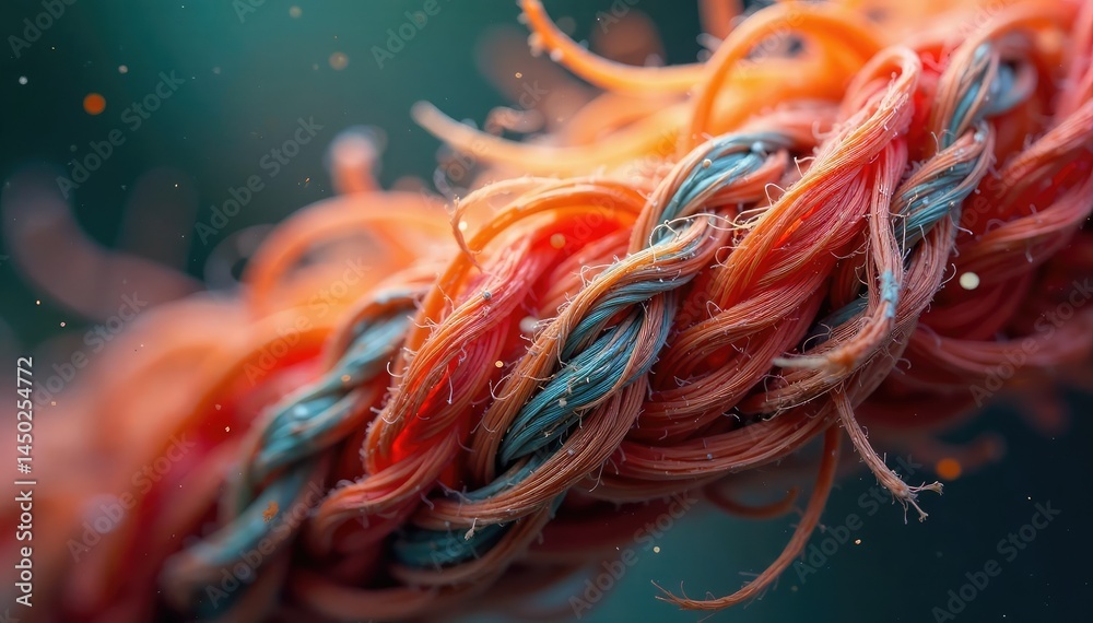 Interwoven natural fibers, blurred macro detail, warm, wool, craft Interwoven natural fibers, blurred macro detail, warm, wool, craft