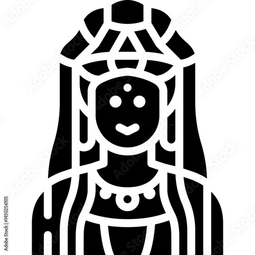 guanyin solid icon