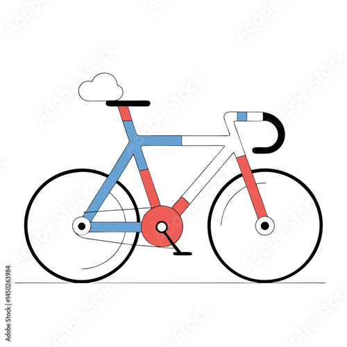 bicycle icon vector illustration