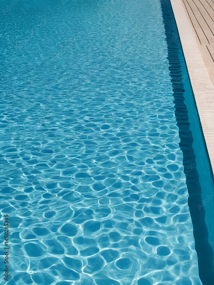 Obraz premium Background featuring the textured surface of rippling water in a swimming pool