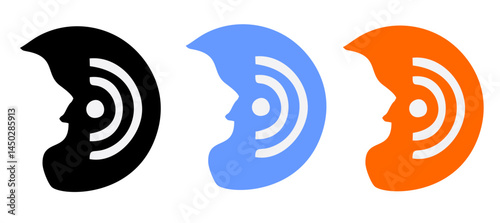 Biometric Identification by Finger Print, Eye Recognize, Touch ID Line Icon Set. Scan QR Code, Barcode Technology Pictogram. Security Protection Symbol. Editable Stroke