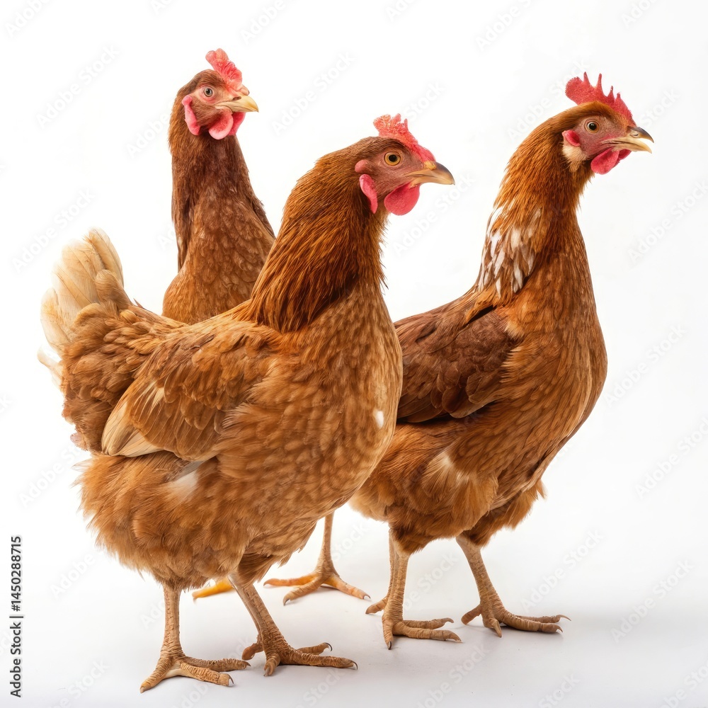rooster and hen rooster and hen