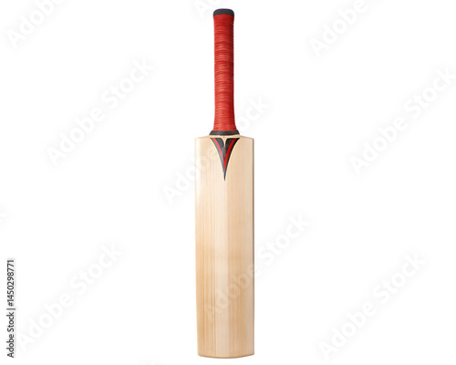 A cricket bat is a piece of sports isolated on white background PNG