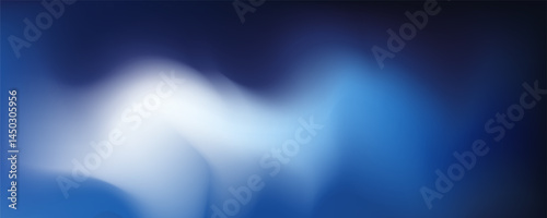 Abstract gradient background. Ultraviolet glow on a dark blue abstract background.