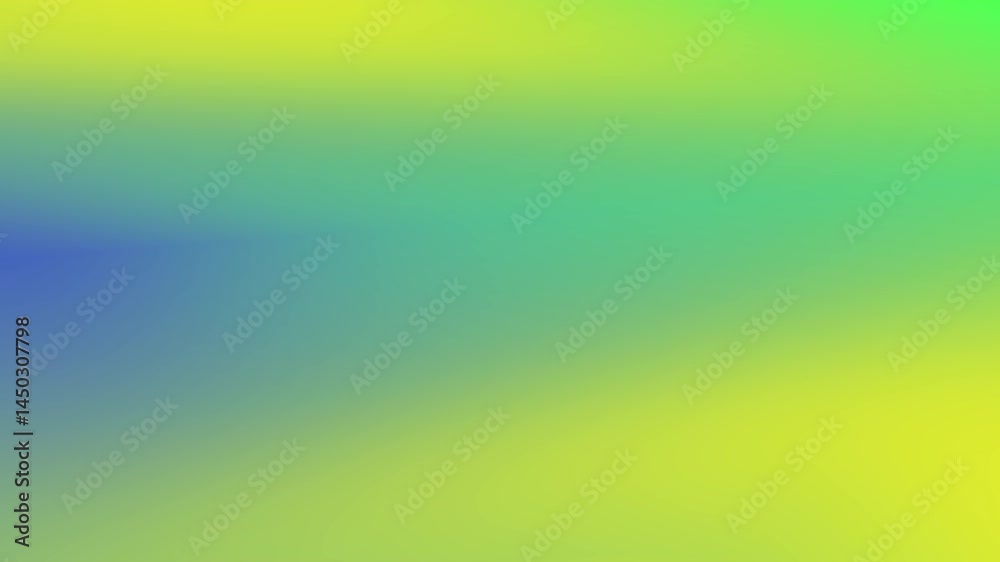 Blurred gradient of blue green and yellow suitable for backgrounds, presentations, web design, posters, and digital art projects.