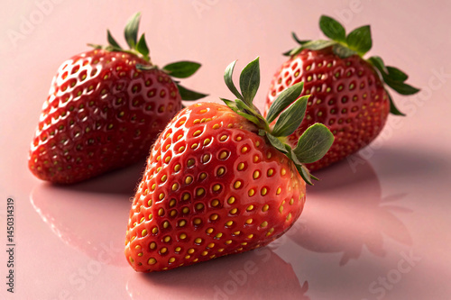 Fresh and Juicy Strawberries – A Vibrant Fruit Display