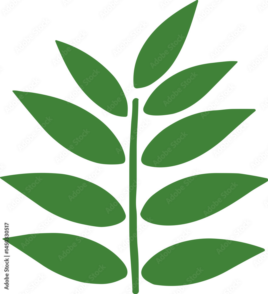 Fototapeta premium Green Leaves - Зеленые Листья 