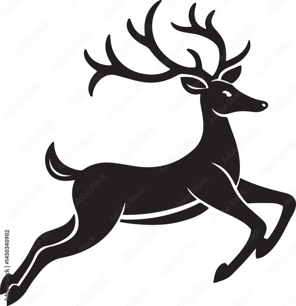 Naklejka premium deer vector illustration