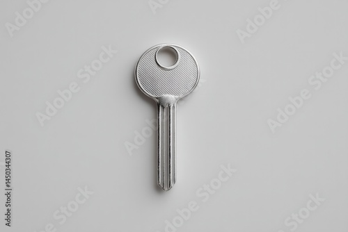 solitary key hangs in balance casting subtle shadow hinting at mysteries it unlocks photo